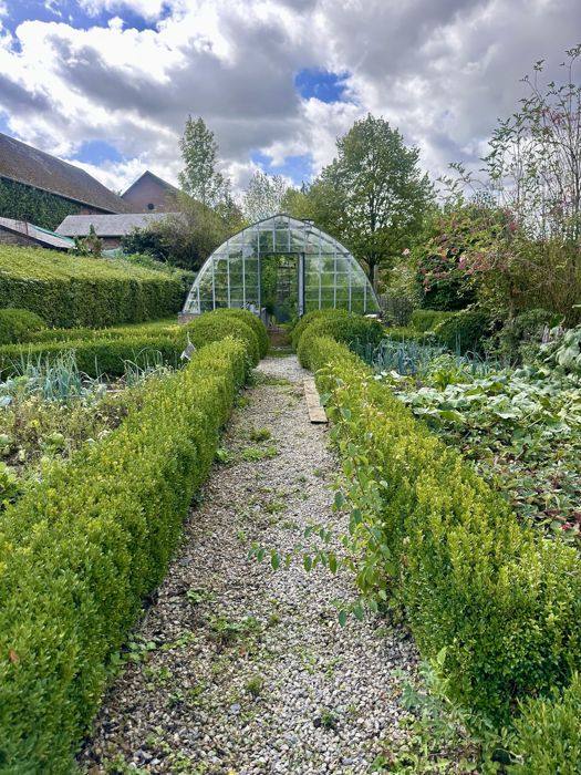 Potager et serre